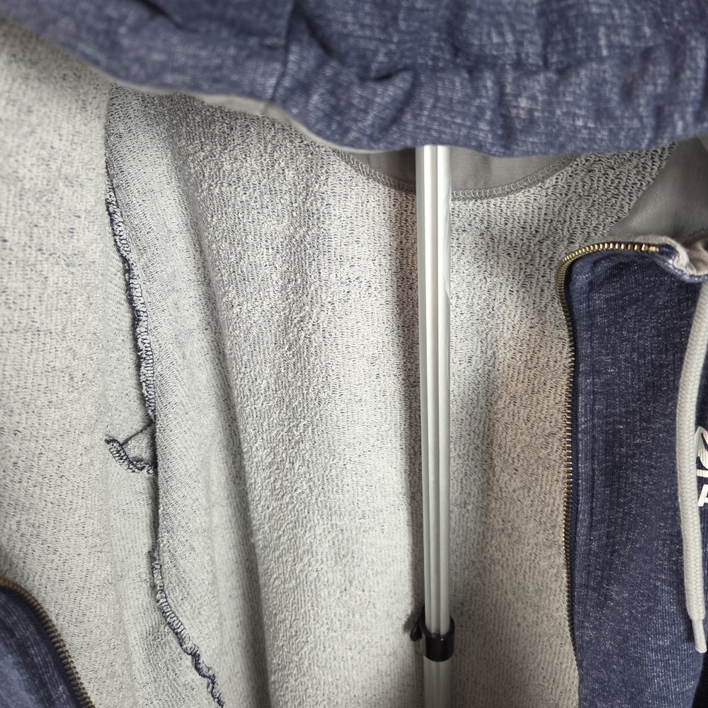 Patagonia French Terry Hoodie Mens XL Blue Full Zip Logo Graphic Sweatshirt - Picture 7 of 7